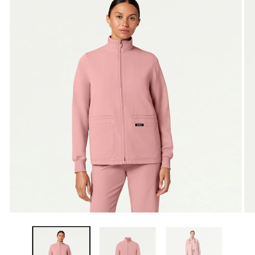 Jaanuu Women's Blush Scrub Jacket